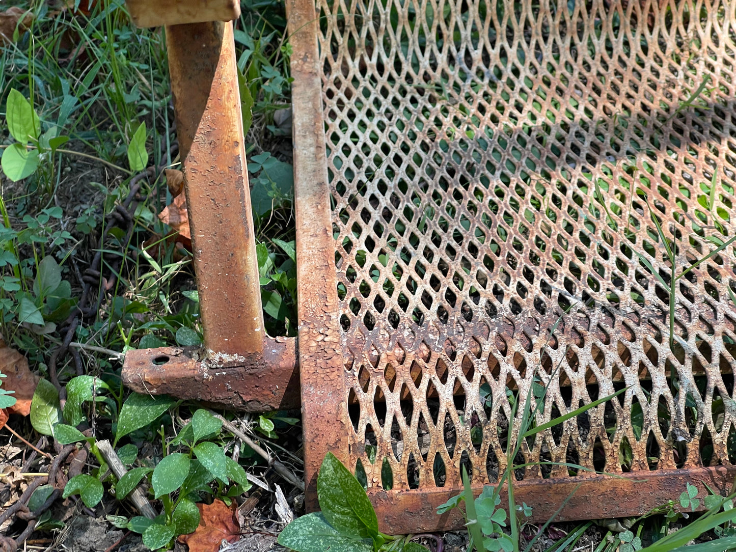 Antique Wrought Iron Porch Swing