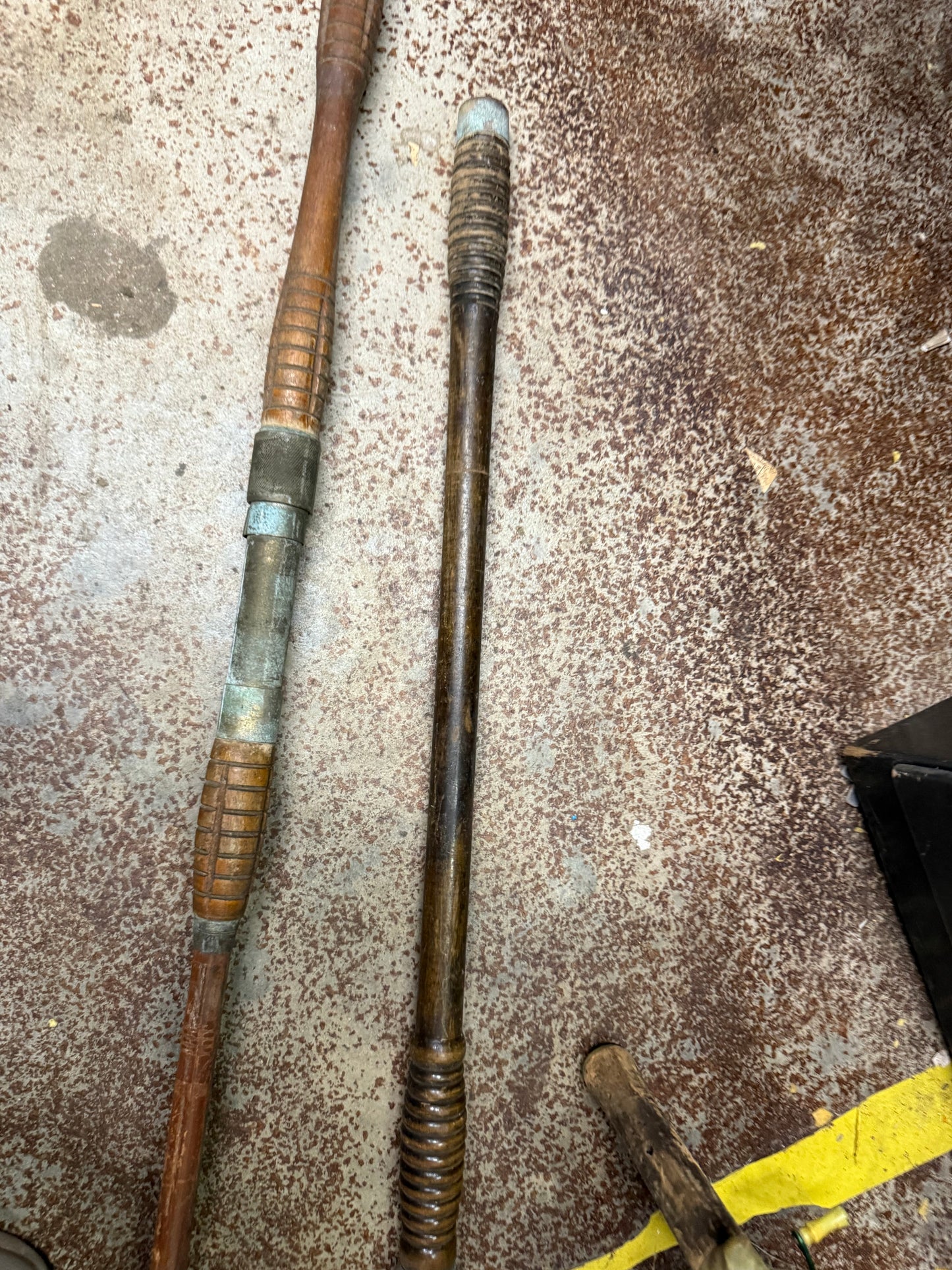 Vintage Lot of Fishing Poles & Reels Bamboo etc