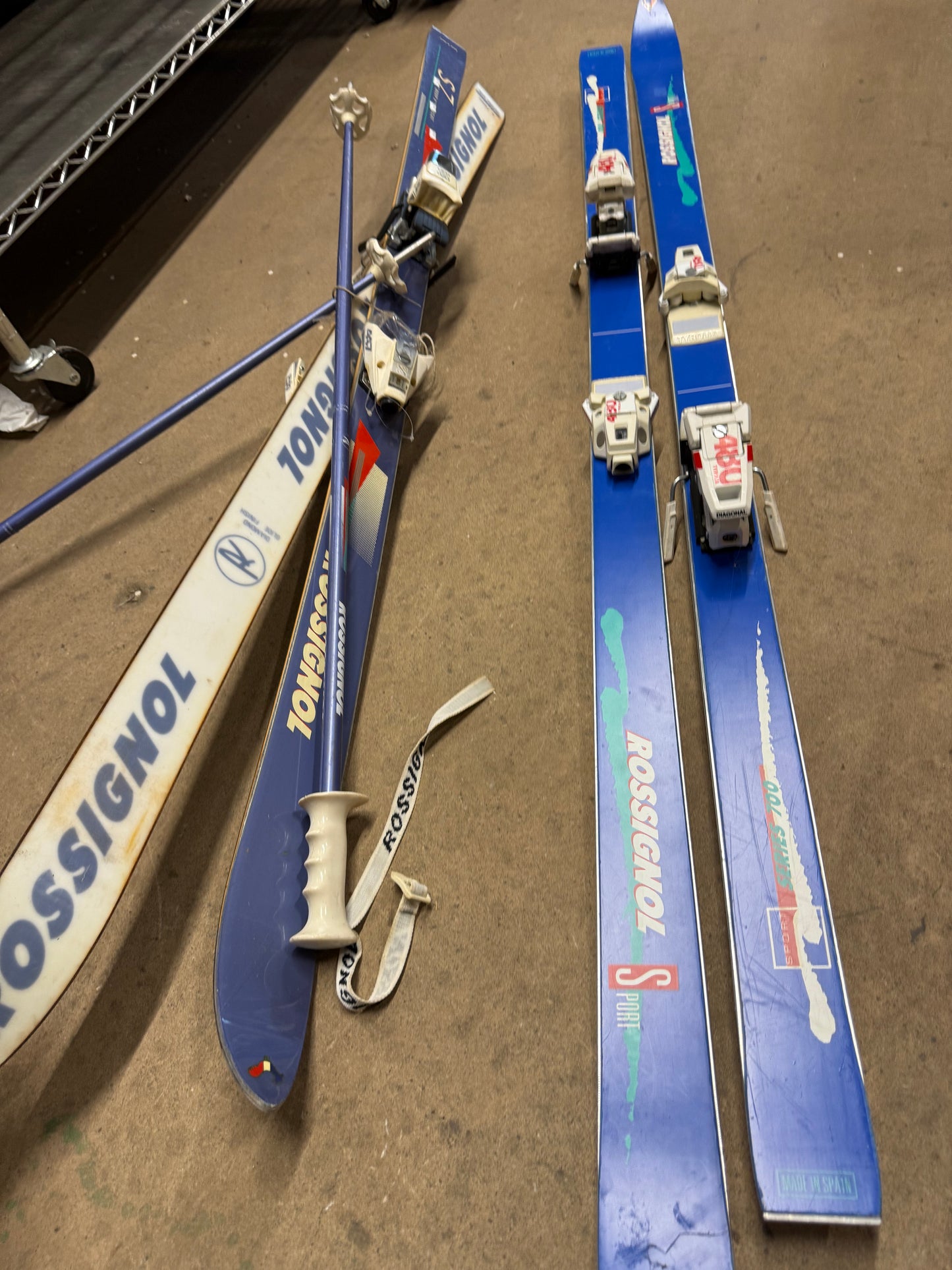 Two Sets of Skis Rossignol Series 700 & s7 Deep