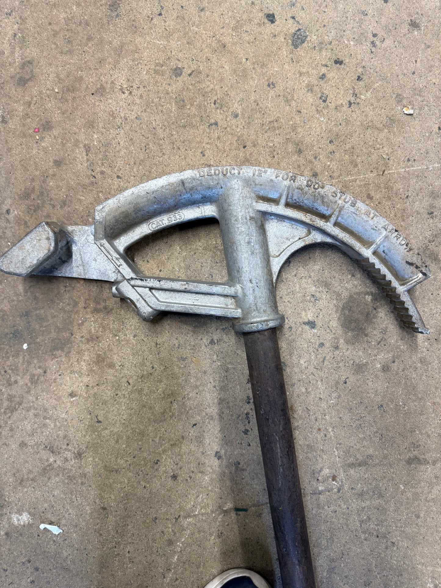 Gardner 933 Aluminum Pipe Conduit Bender Head 1-1/4in