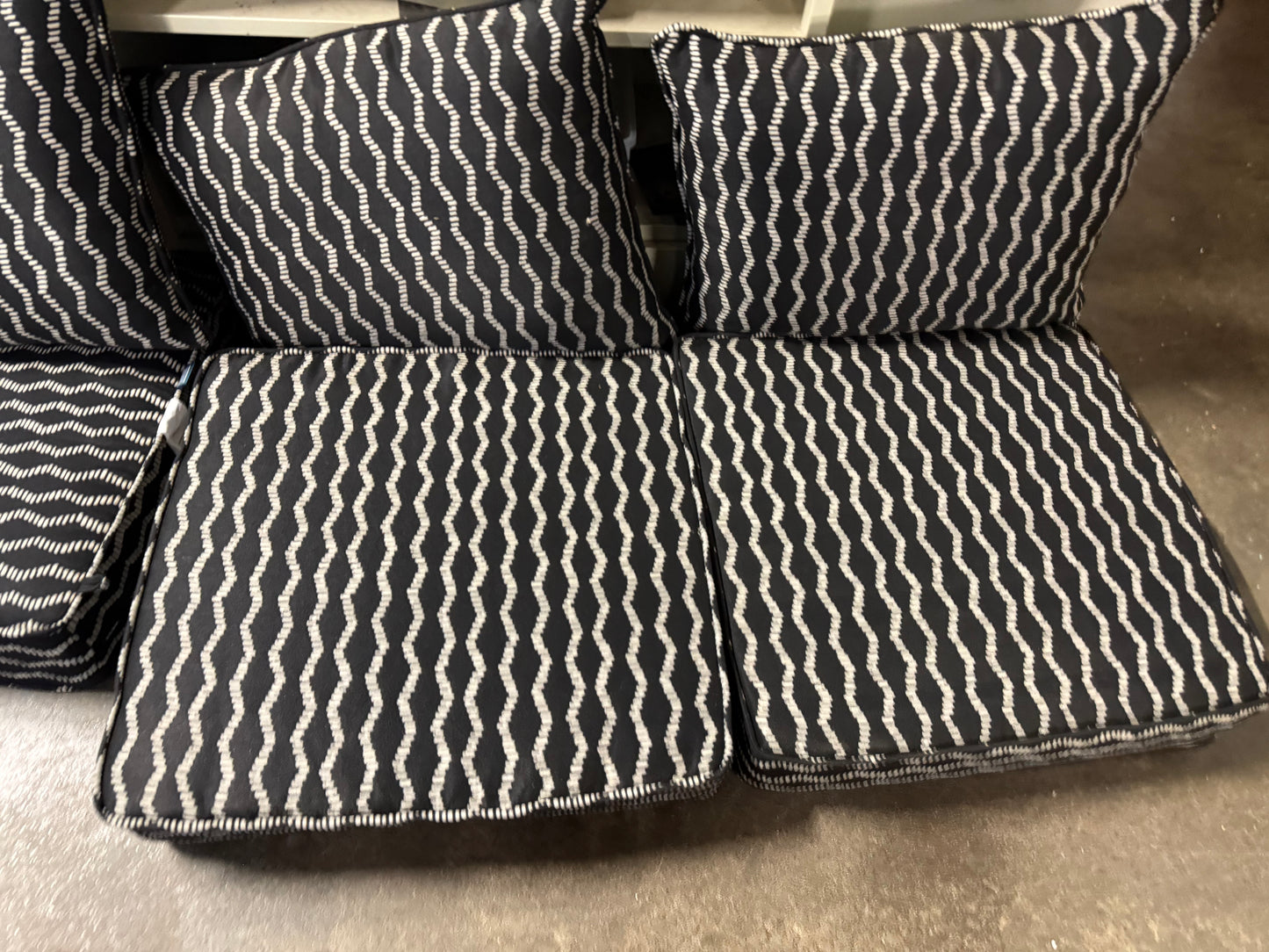 Outside Chair Cushions Origin 21 Black & White