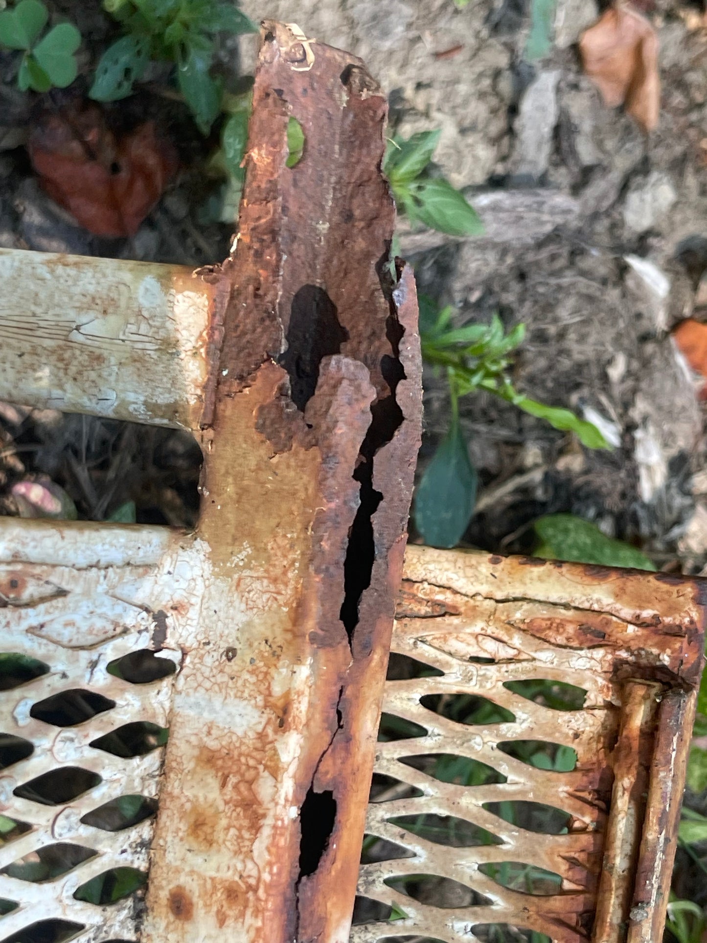 Antique Wrought Iron Porch Swing