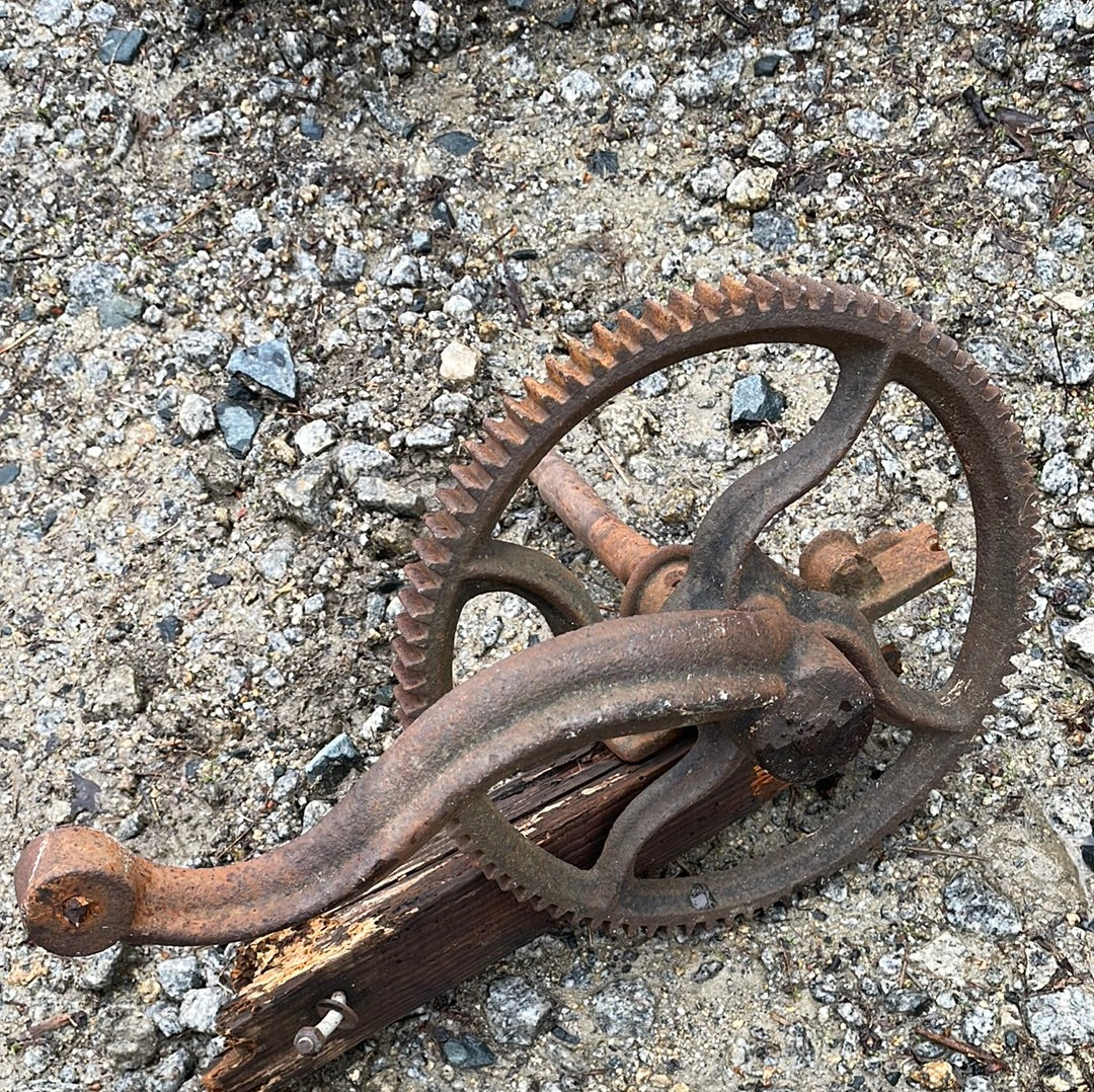 Gear, RR, Cast Iron, Steampunk, Decor, Farm