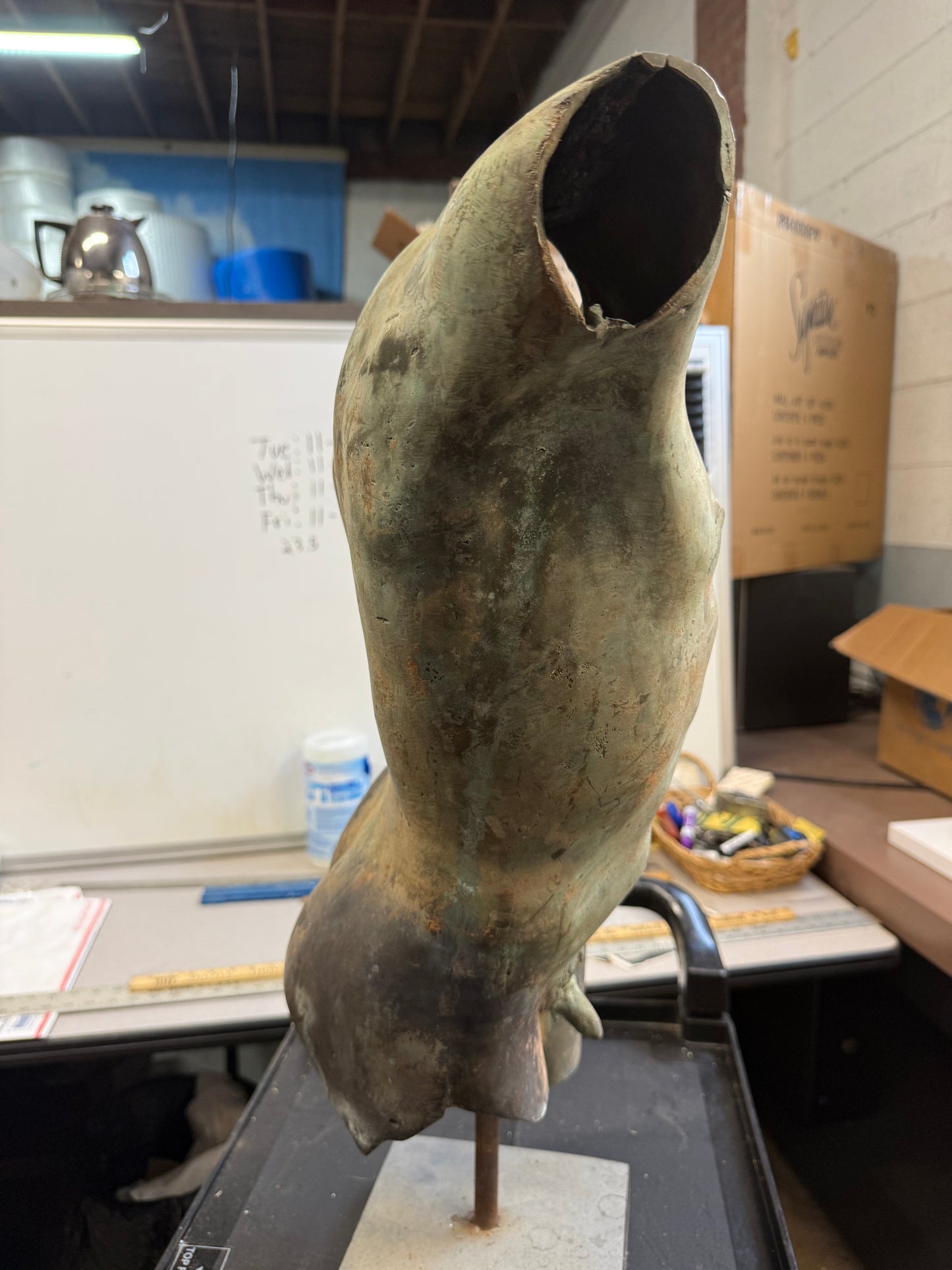 Patinated Bronze Torso after the Antique, 19th/20th Century Sculpture Greece Gladiator