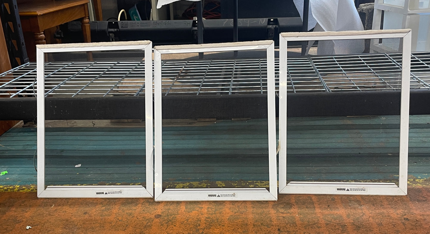 Lot of 14 Aluminum Screens 48x19 and 19x14.5