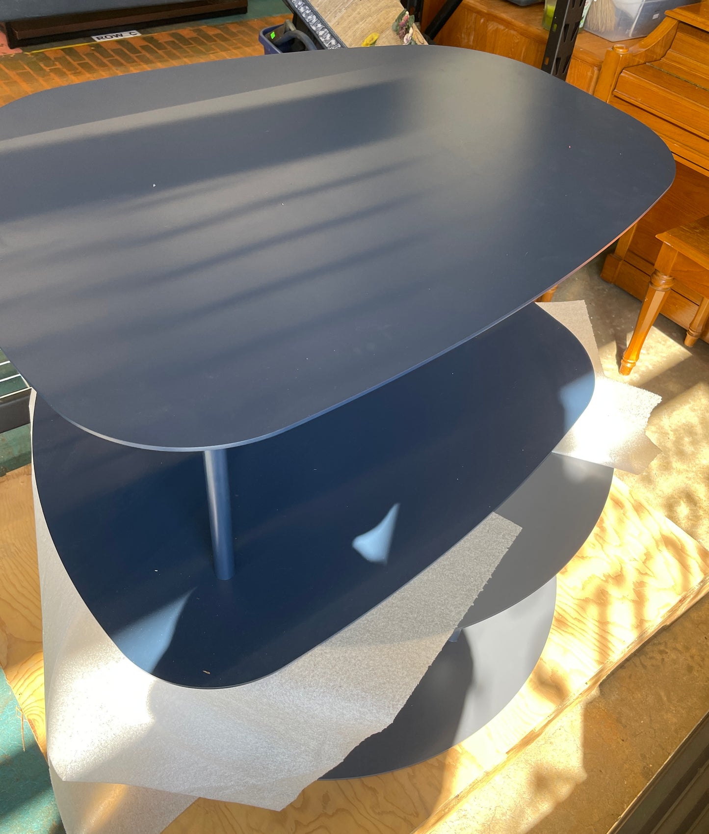 Heavy Steel Rectangular Table