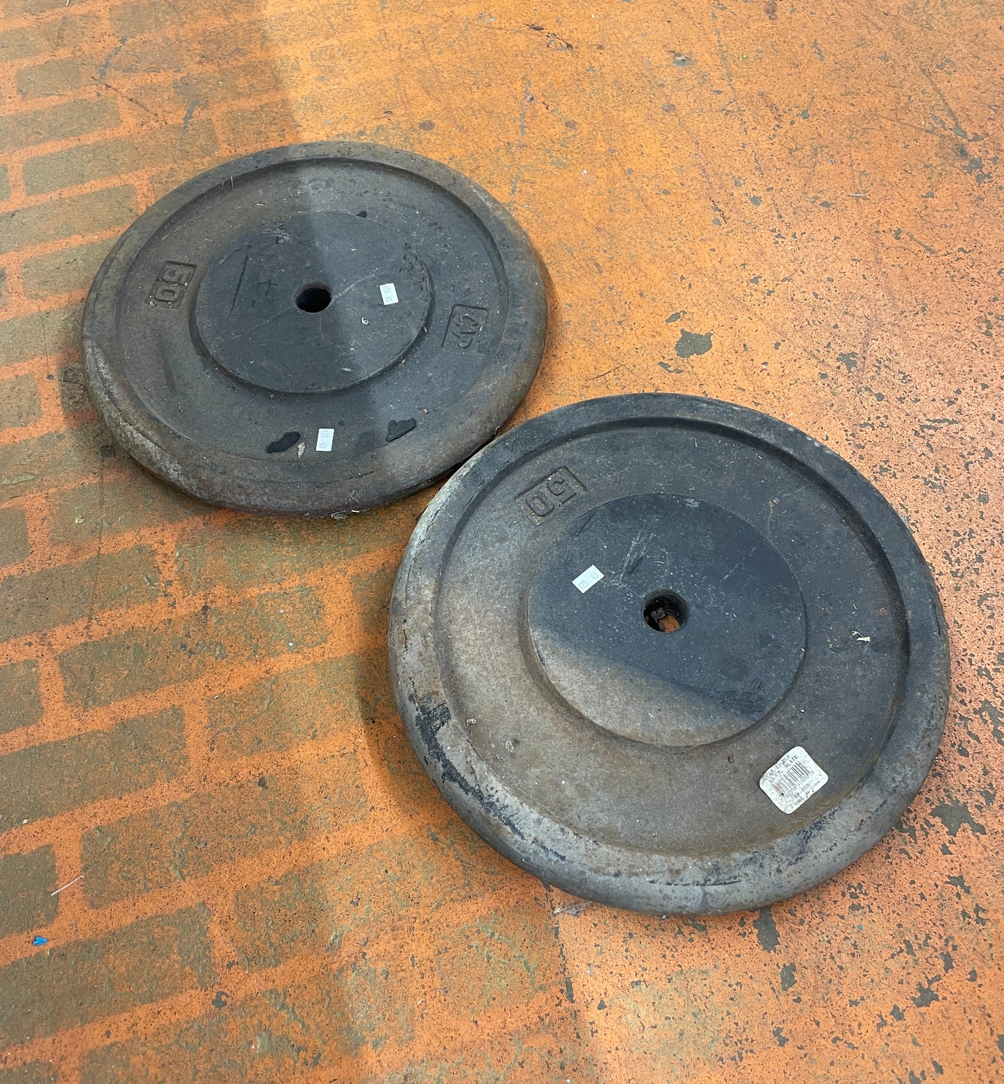 Pair of CAP Barbell 50 Lb. Standard Plates