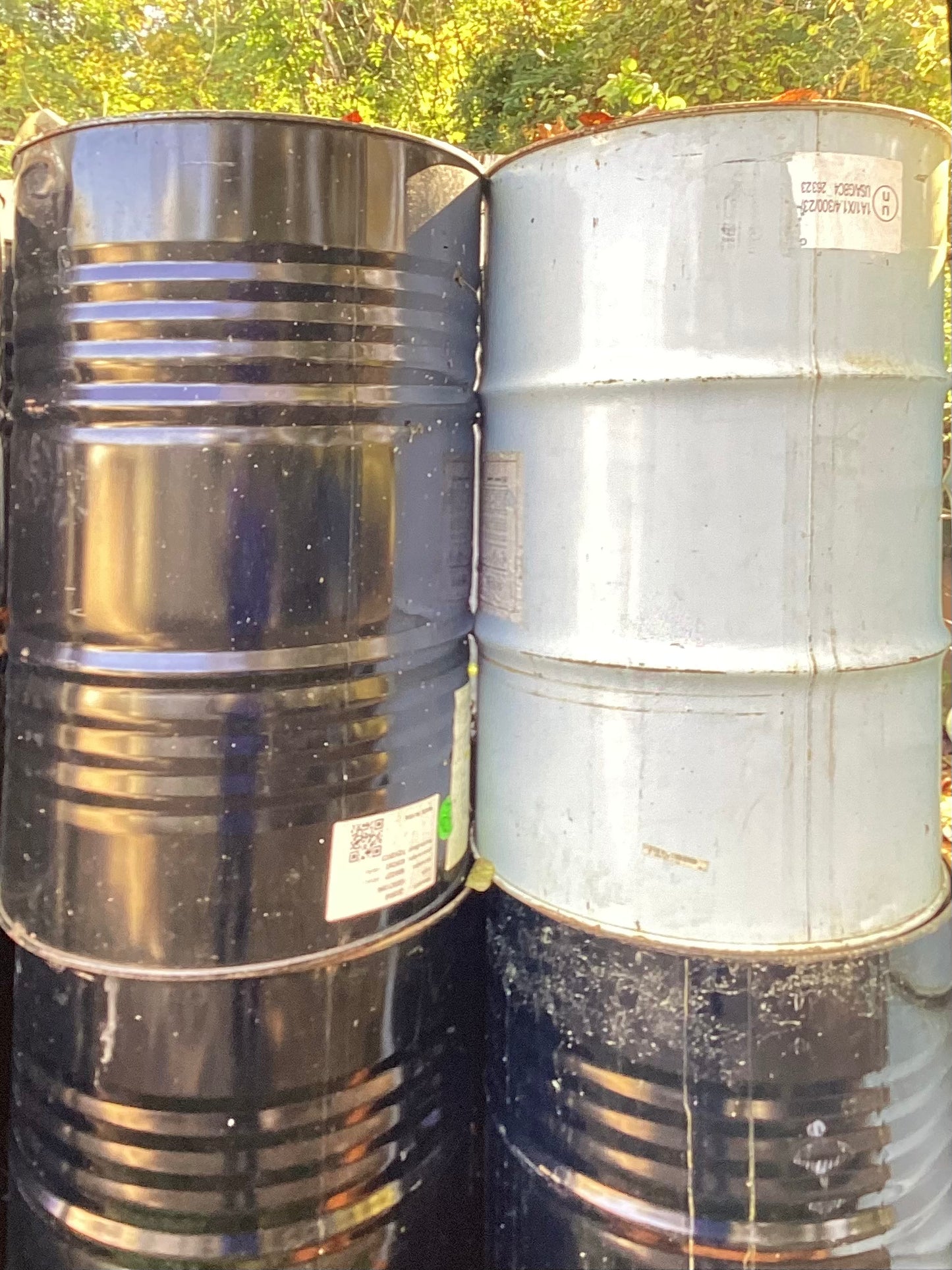 Barrels, RR, 55-Gallon Drums
