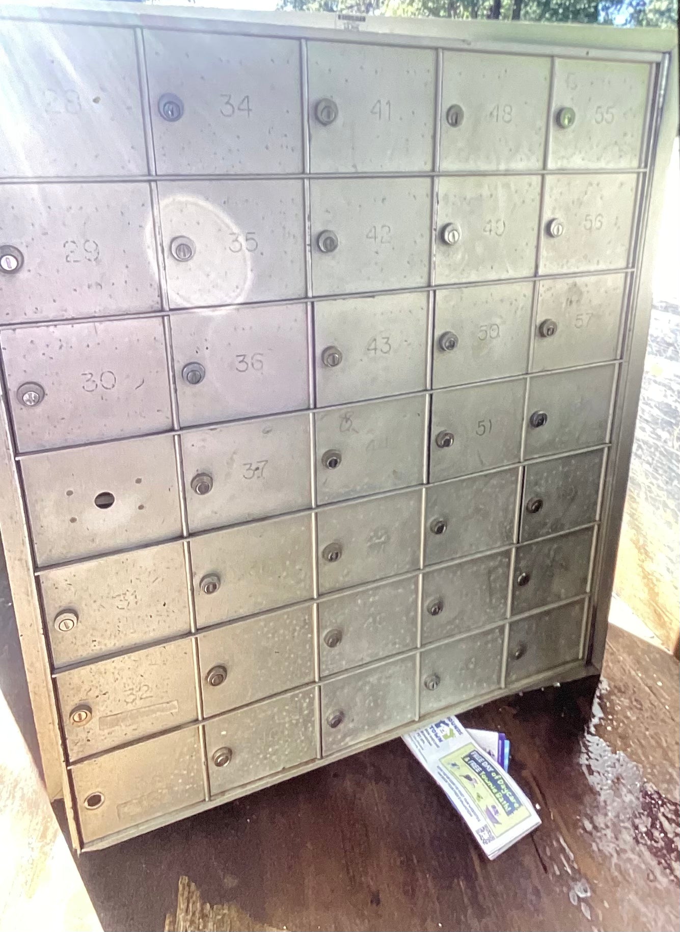 Horizontal Mailboxes, RR, Seven Units Available
