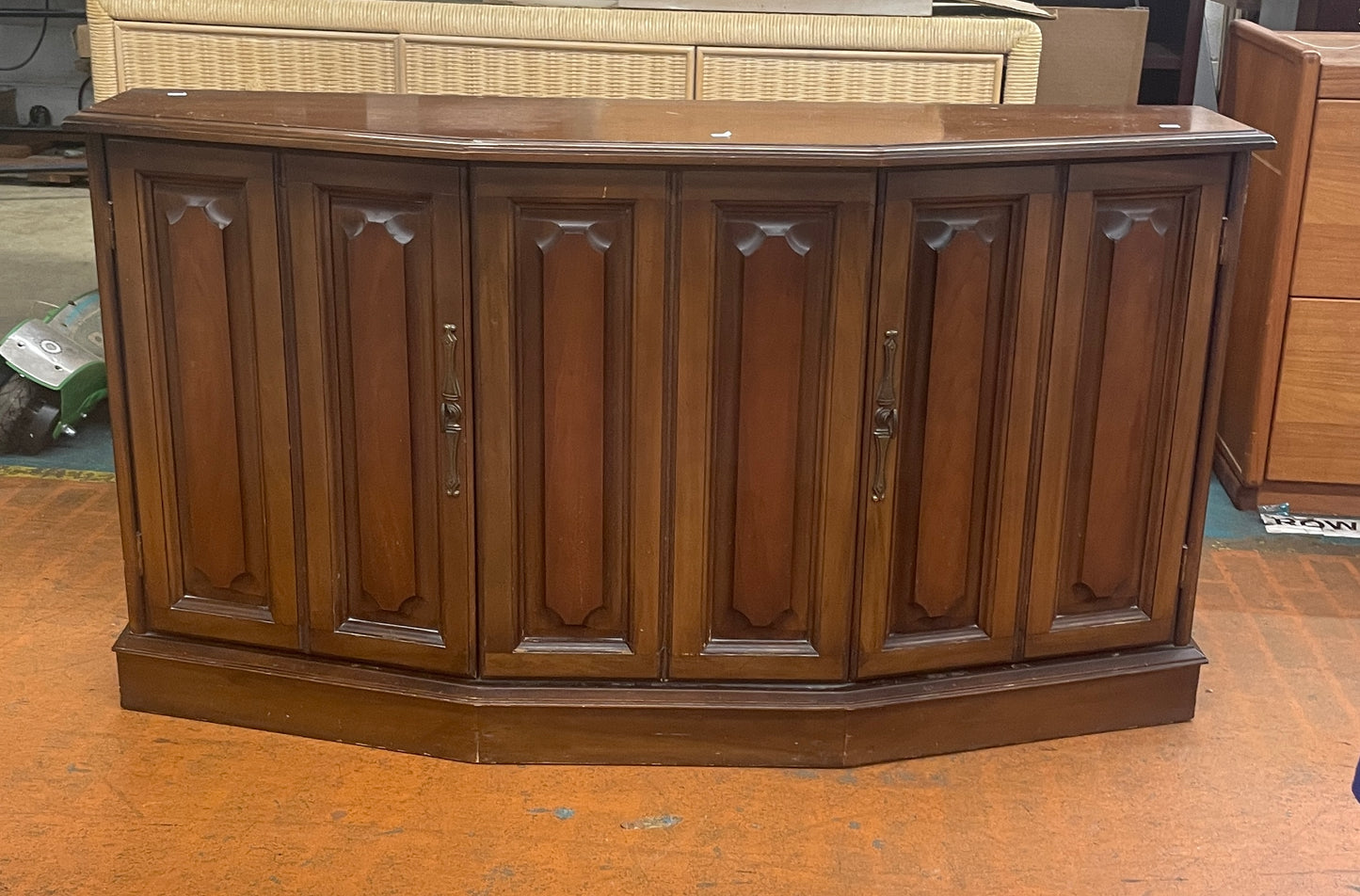 2 Door Antique Credenza