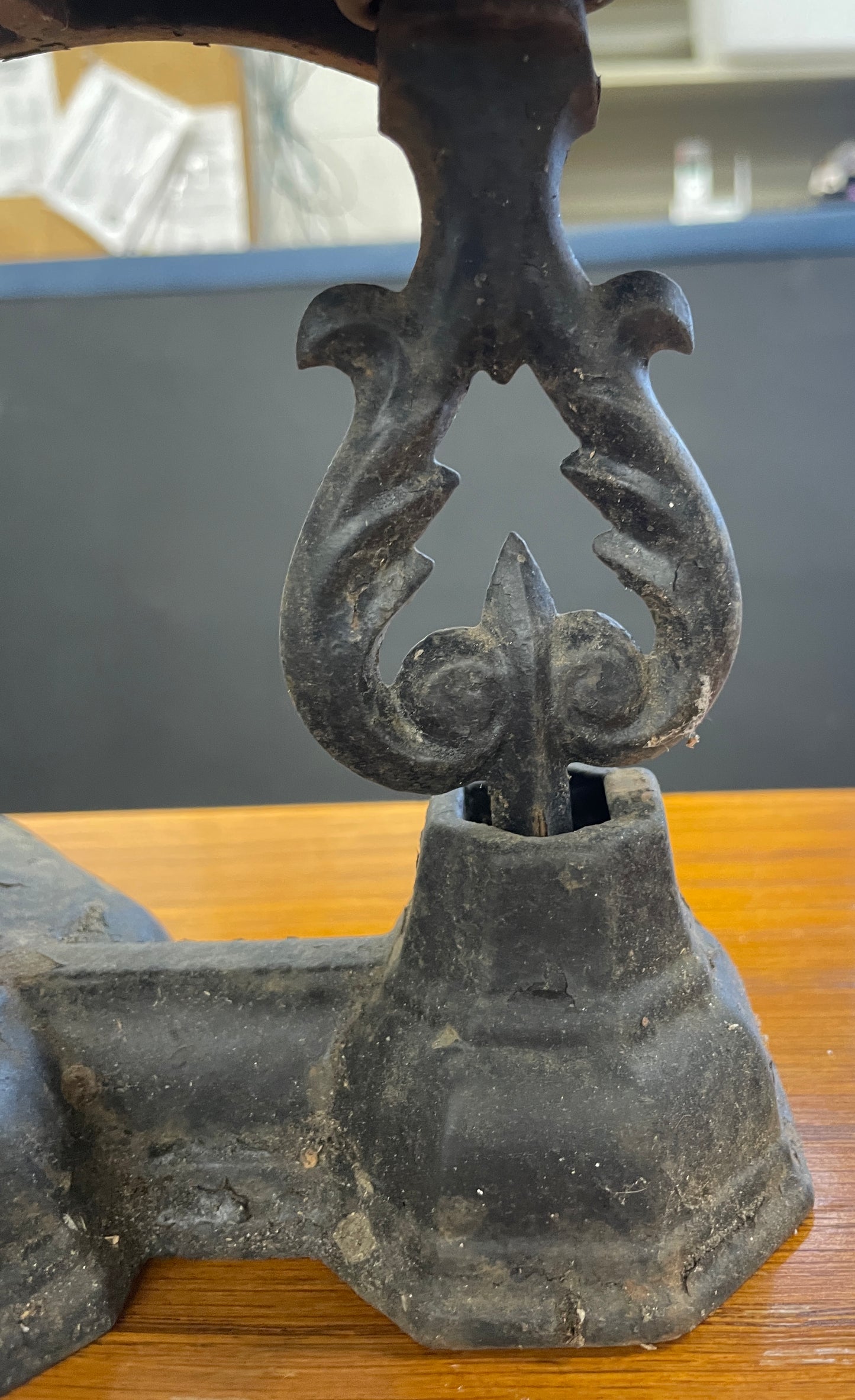 Vintage Decorative Cast Iron Scale