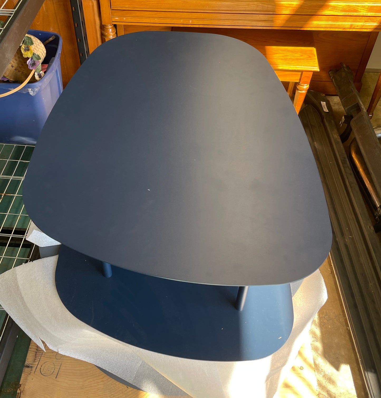 Heavy Steel Rectangular Table