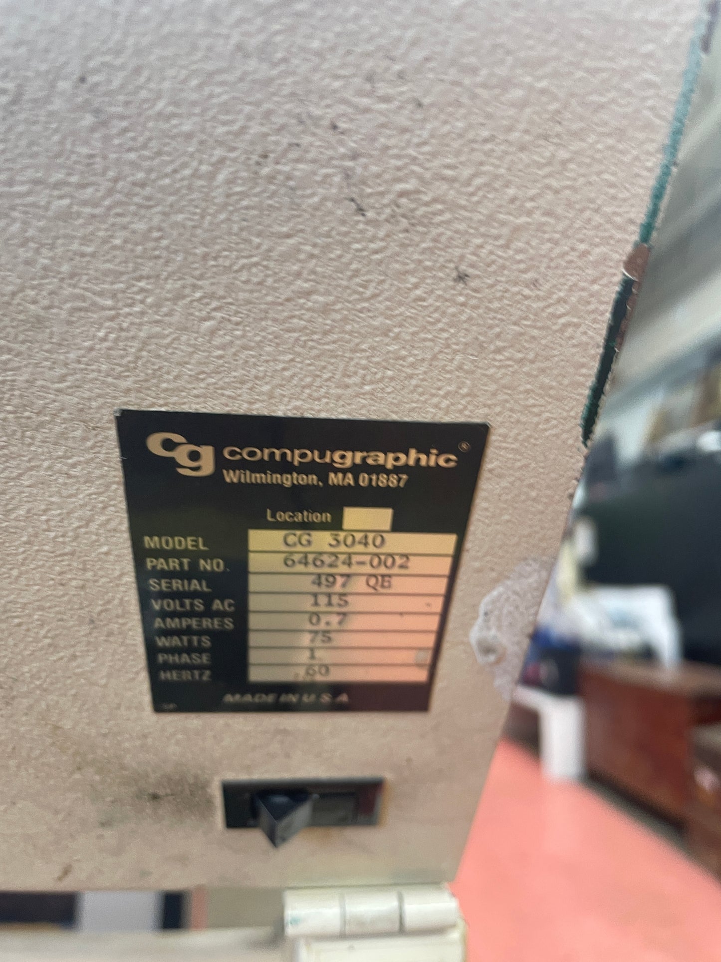 Compugraphic Light Table 3040