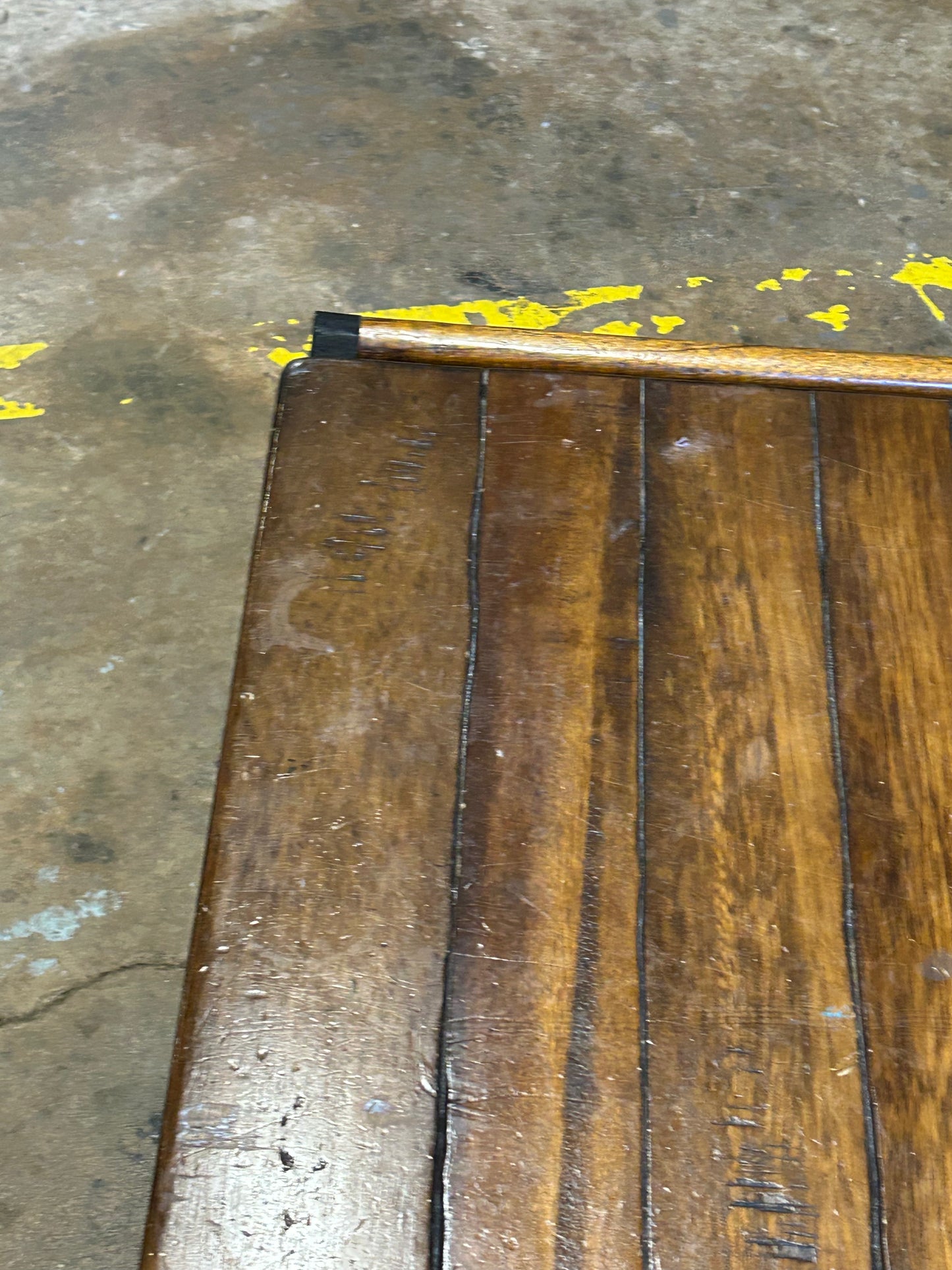 Brown ASRORI Four Wheel Cocktail Table, Wood & Metal, Two Levels