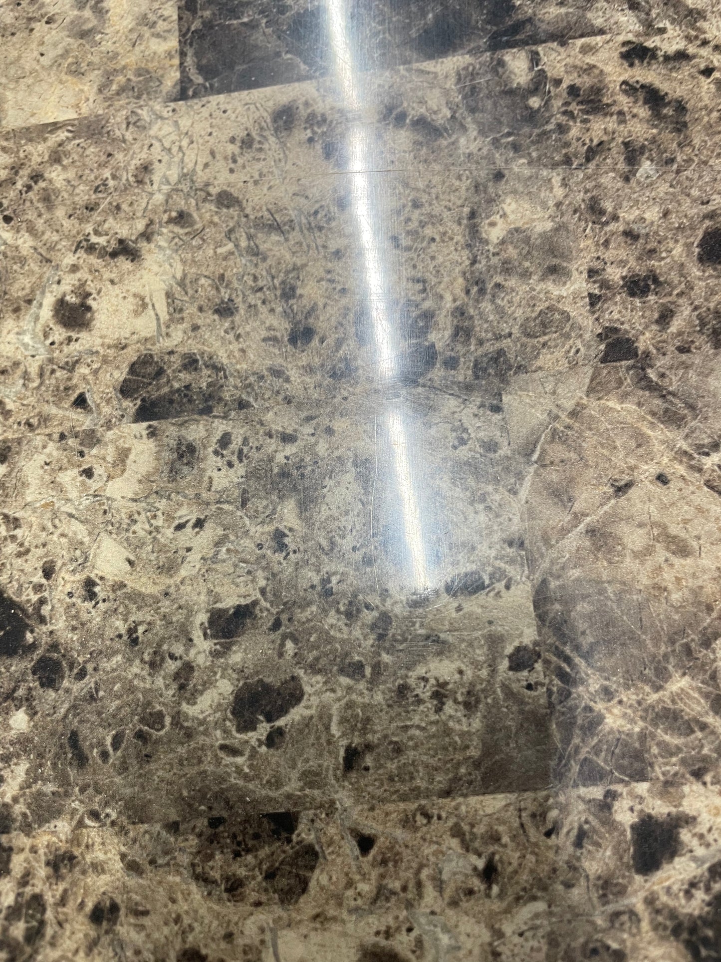 Set of Faux Marble End Tables