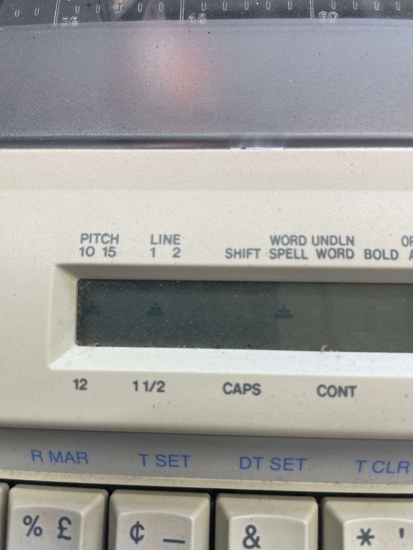 Brother ML-300 Electronic Display Typewriter with A Daisywheel & New Brother Lift-Off Correction Tape 3010 2/Pack