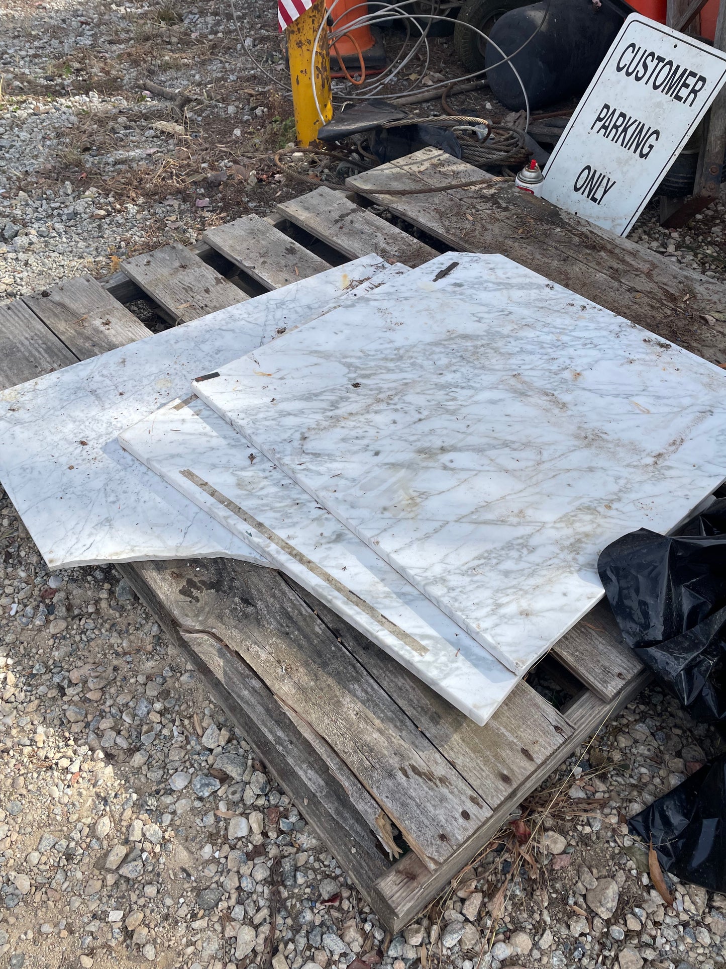 Marble Slabs, RR, White, 26 X 26