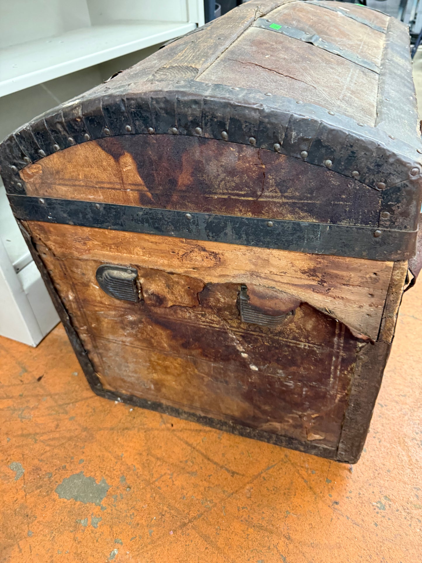 Vintage Treasure Chest Trunk 1800’s