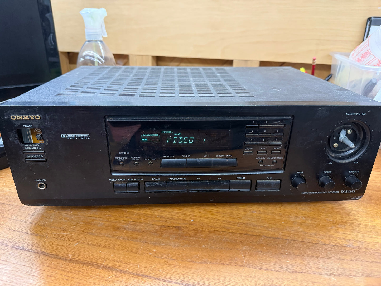 Vintage ONKYO TX-SV343 Stereo Receiver Audio Video