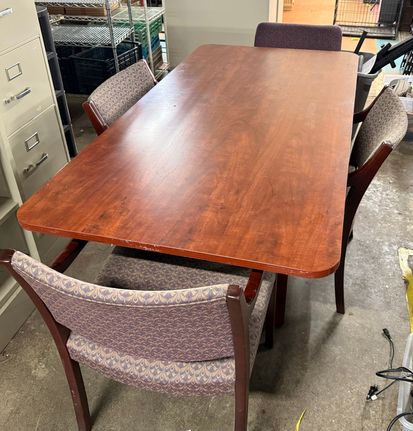 Conference Table with 4 Chairs