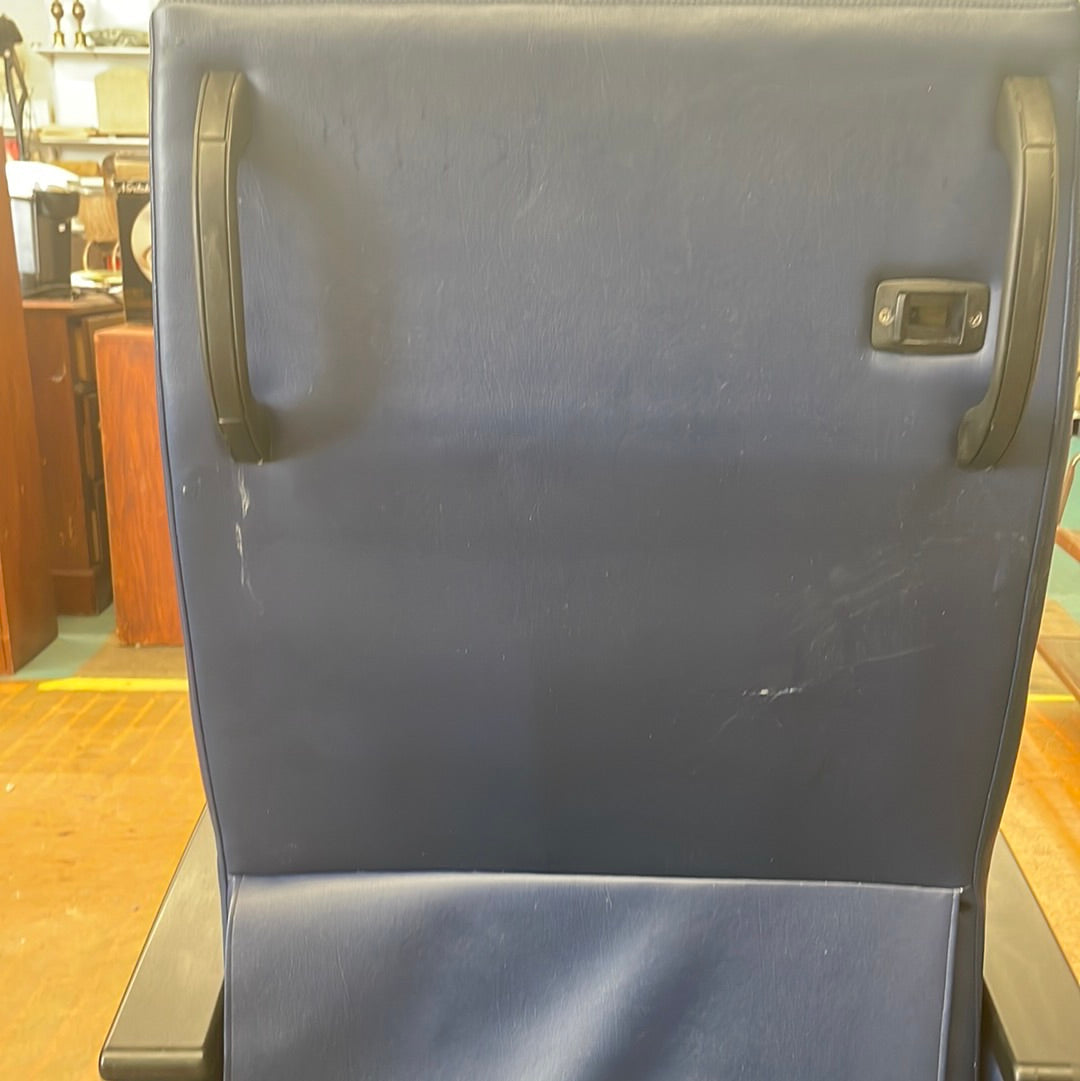 Chair, SAE, Hill-Rom Lay Flat Recliner P9084 Blue