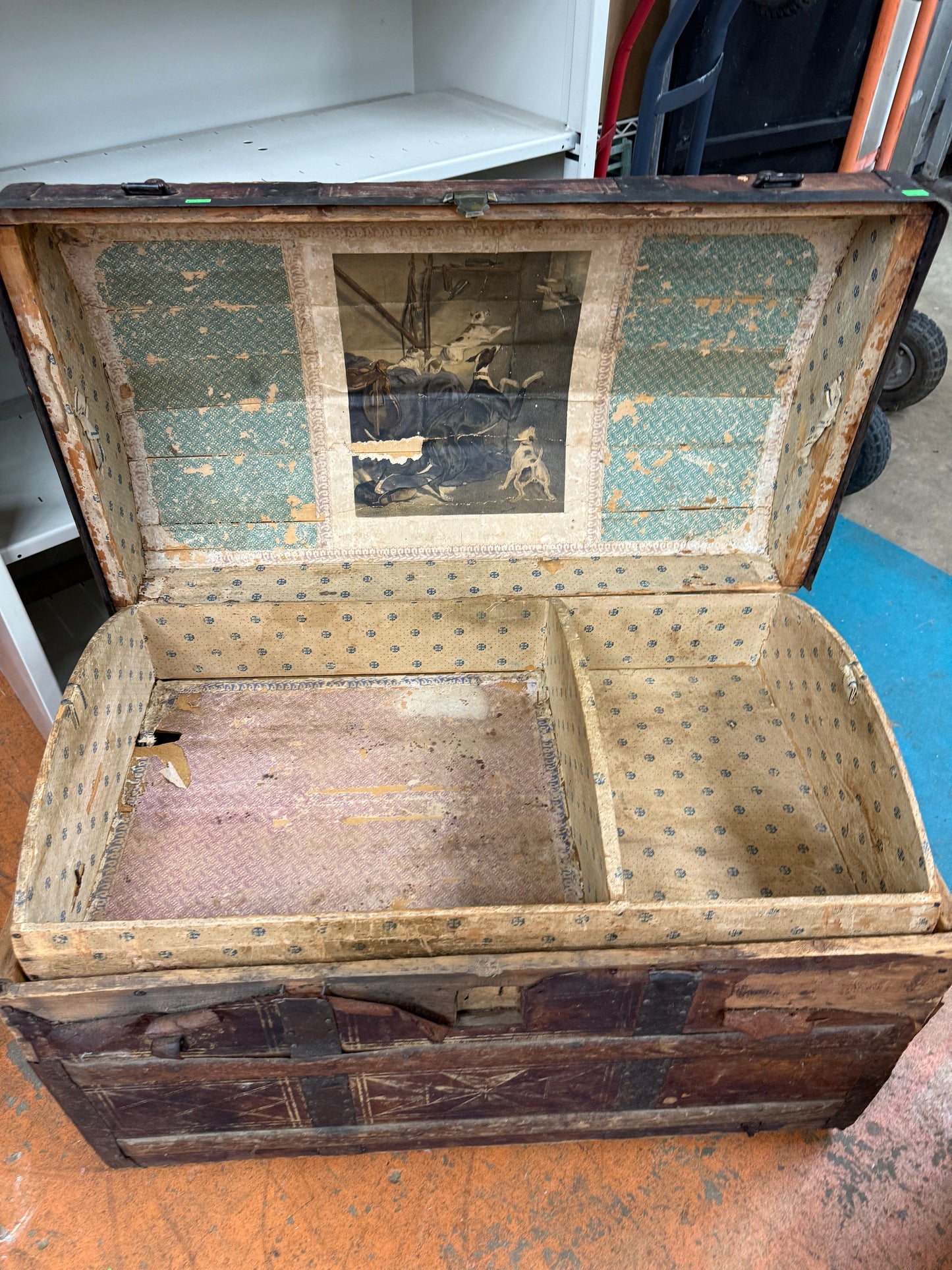 Vintage Treasure Chest Trunk 1800’s