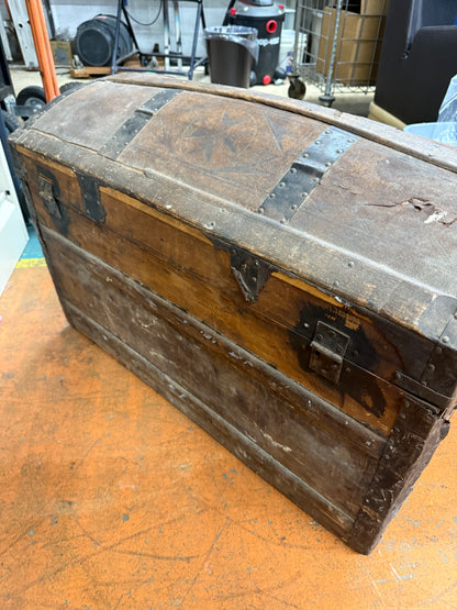 Vintage Treasure Chest Trunk 1800’s