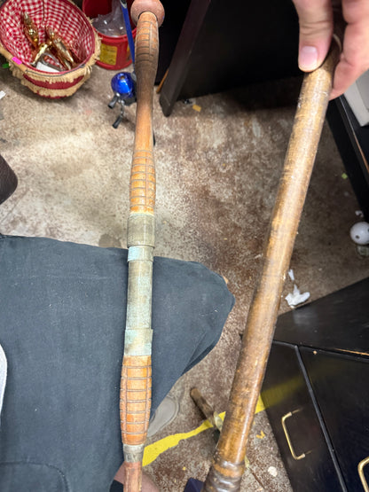 Vintage Lot of Fishing Poles & Reels Bamboo etc