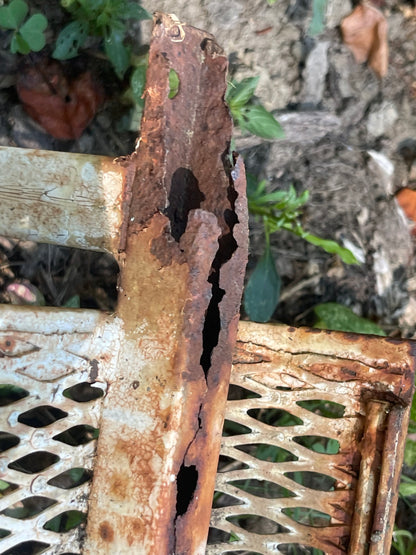 Antique Wrought Iron Porch Swing