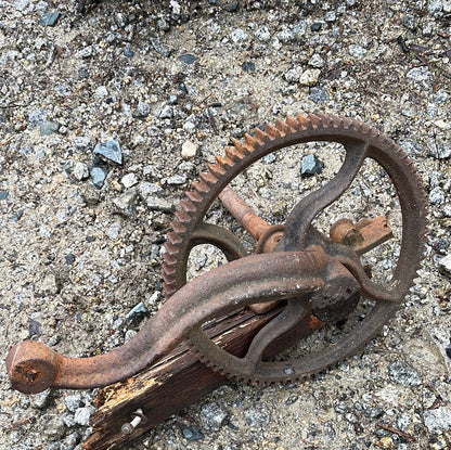 Gear, RR, Cast Iron, Steampunk, Decor, Farm