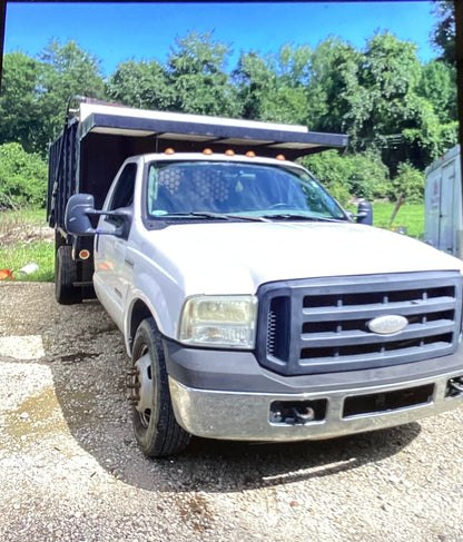 2007 Ford F350 6.0L Diesel Dump Truck, Automatic, Turbocharger, RR