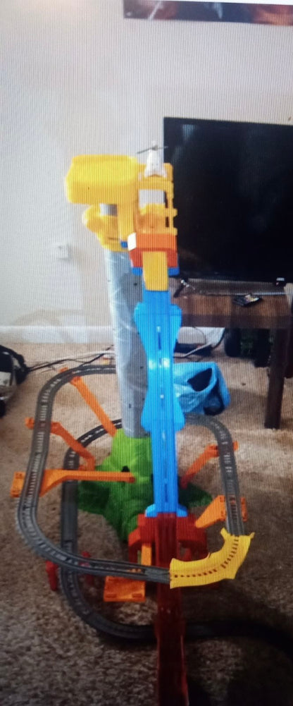 Thomas & Friends TrackMaster Sky-High Bridge Jump Motorized Railway, Complete, V-3