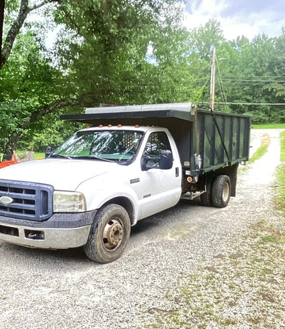 2007 Ford F350 6.0L Diesel Dump Truck, Automatic, Turbocharger, RR