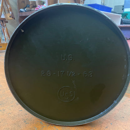 VTG MILITARY 17 1/2 GAL 1963 DEPARTMENT OF DEFENSE DRINKING WATER COMMODE(Drum Only) Nr 4