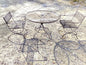 Round Outdoor Table & Two Chairs, RR