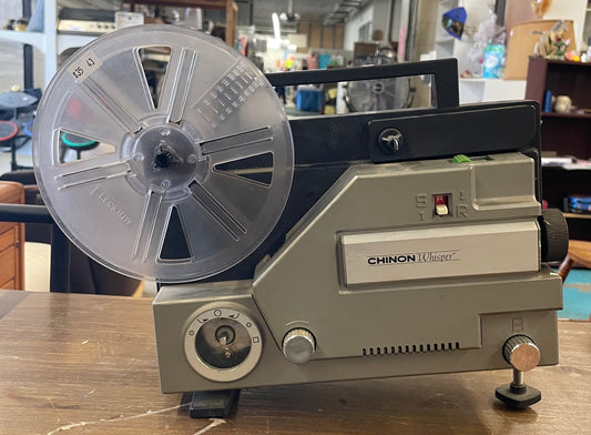 Chinon Whisper Silent 8mm Projector Model #727