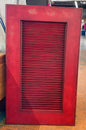 Red Wooden Letter Board Framed by RMF FINE ARTS 29.5x49