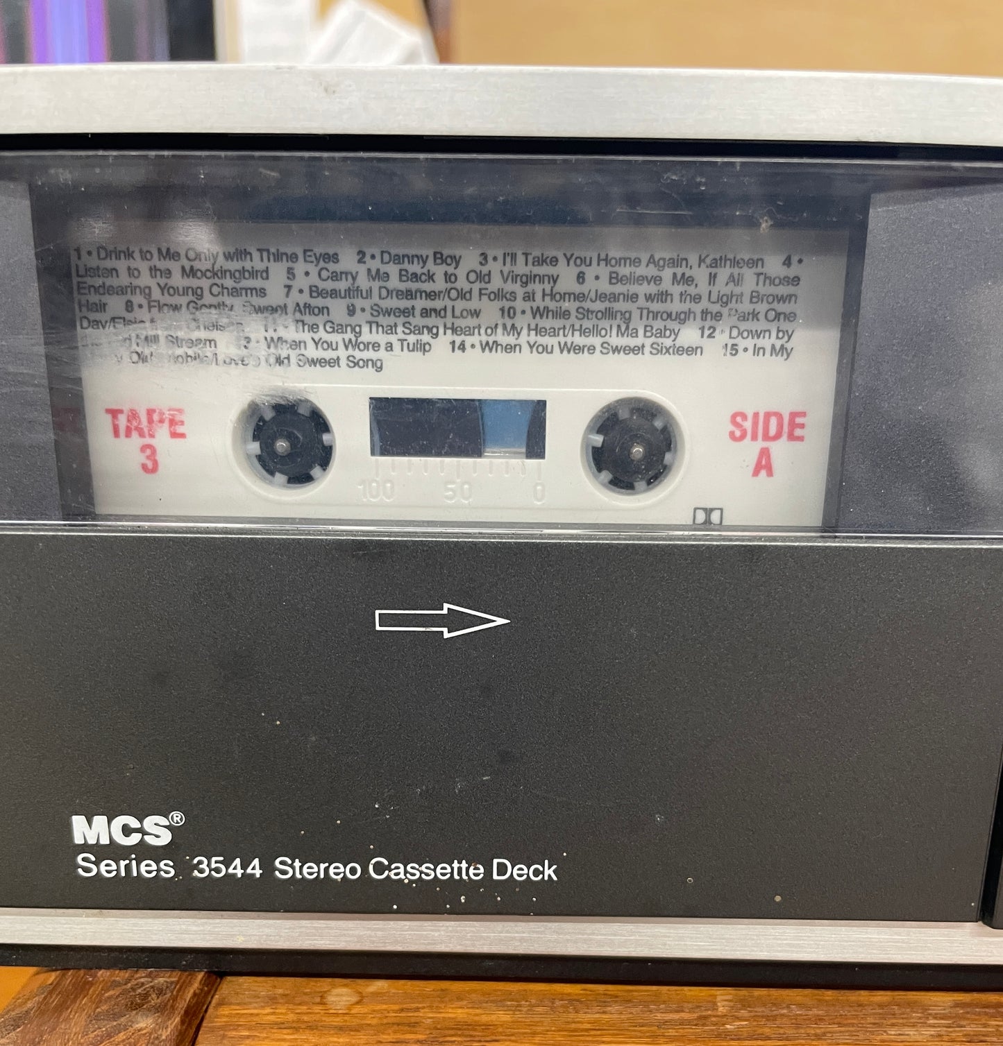 Vintage MCS Series 3544 Stereo Cassette Deck