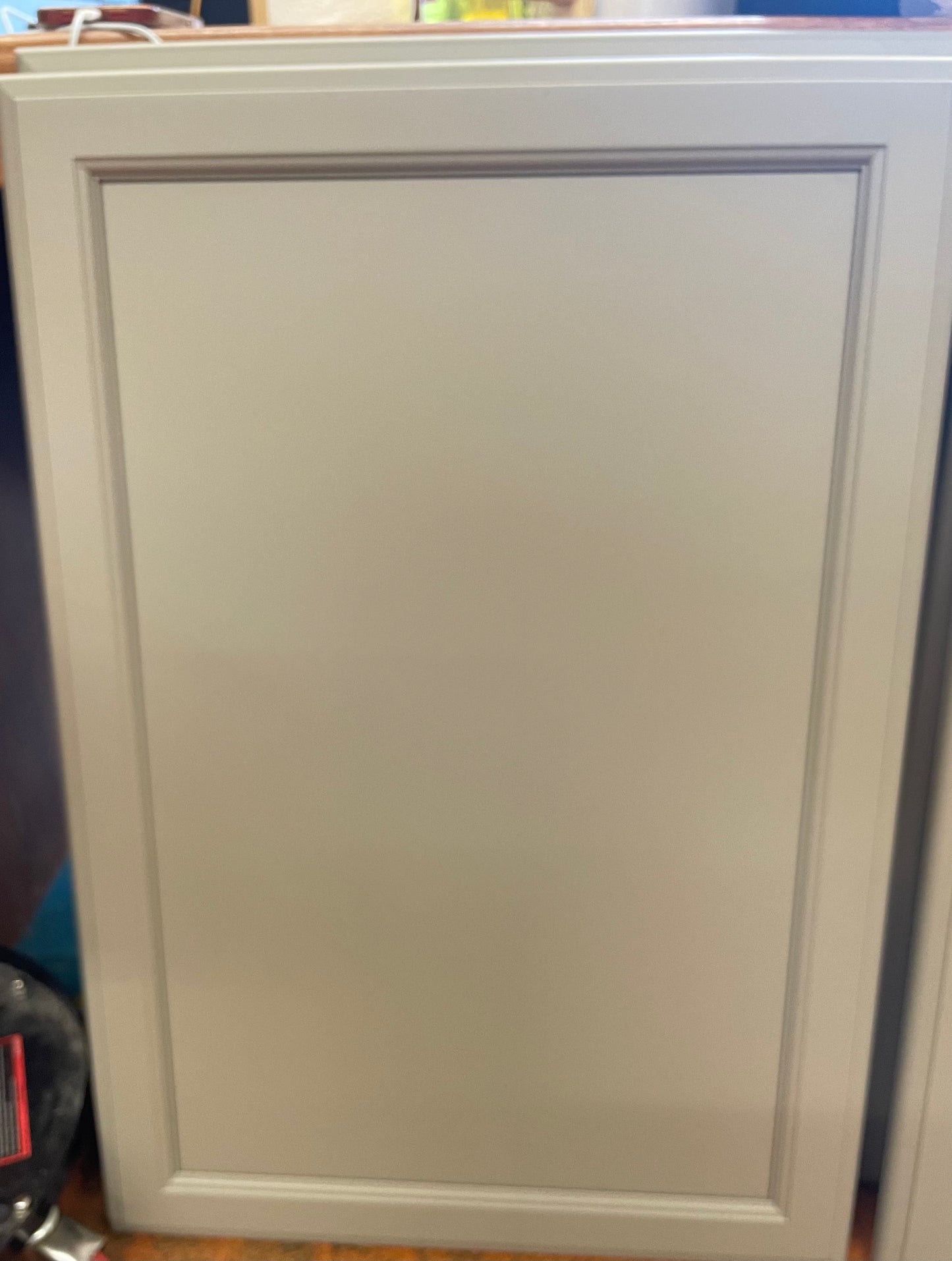 NEW Set of 8 Multi-Size Kitchen Cabinet Doors, Moth Wing Grey