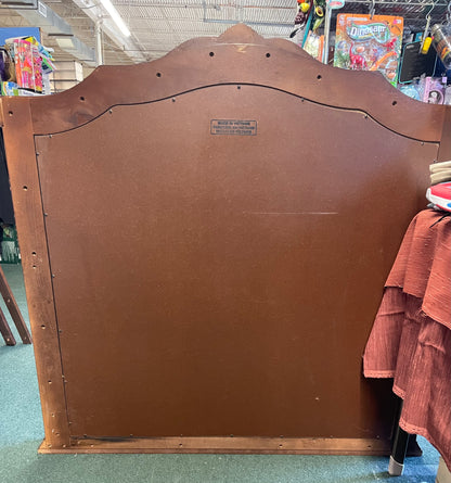 Antique Carved Dresser Mirror Made in Vietnam