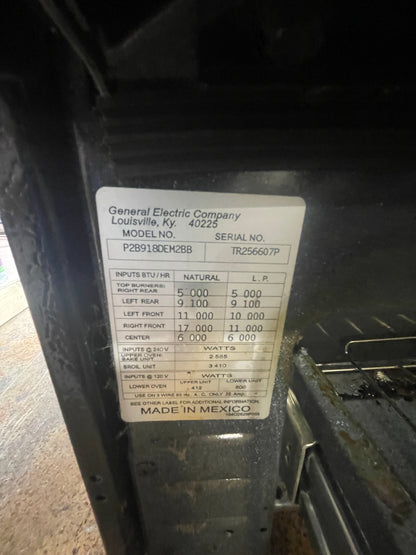 GE Profile Propane Stove With Double Oven