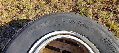 Tire, RR, Whites, 11R22.5, Radial Tire