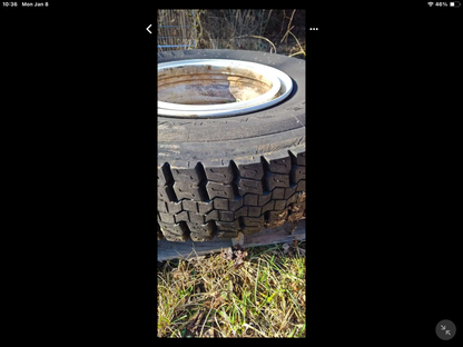 Tire, RR, Whites, 11R22.5, Radial Tire