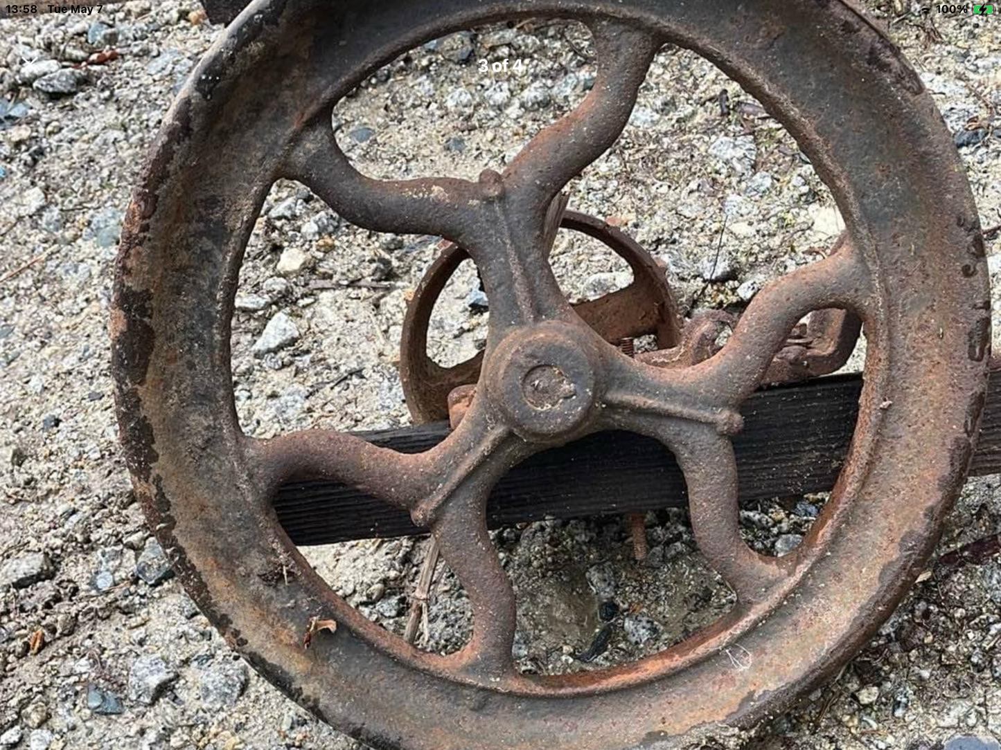 Pulley Wheel, RR, Cast Iron