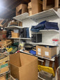 Shelving, OO, Warehouse, Metal, Adjustable, White HD 10 Foot Tall Two Sided Sections.