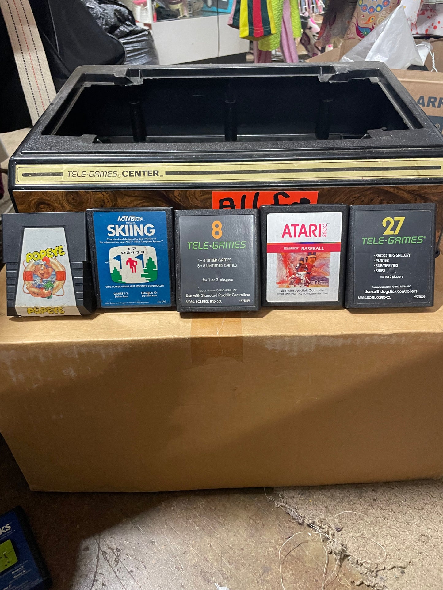 CAV, V11, Sears Tele-Games Video Arcade, Atari 2600, Light Sixer With Games