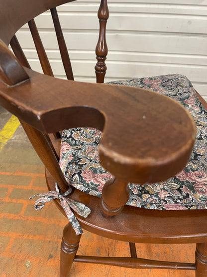 Chair, SAD, Vintage Captain’s Chair, Solid Cherry #3380