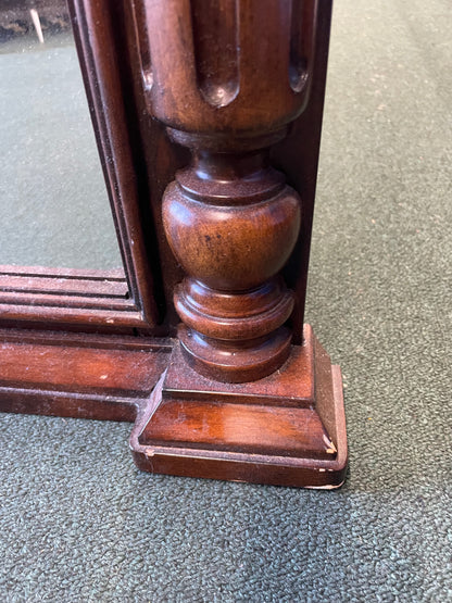 Antique Carved Dresser Mirror Made in Vietnam