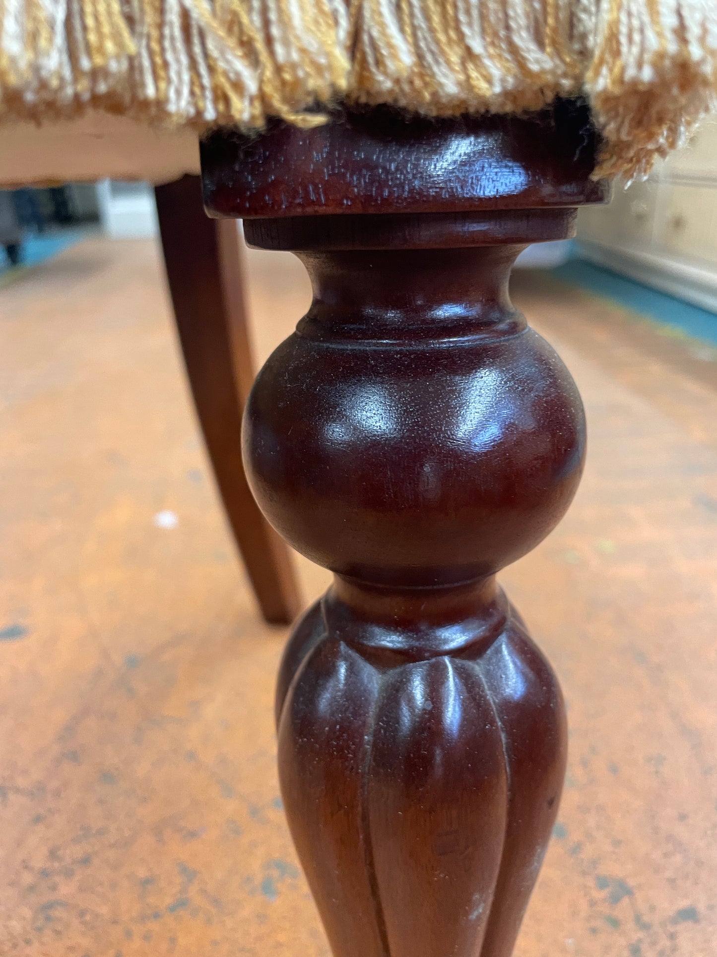 Victorian Style Balloon Back Mahogany Children's / Doll Parlor Chair